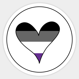 Love is Love: Asexual Pride Sticker